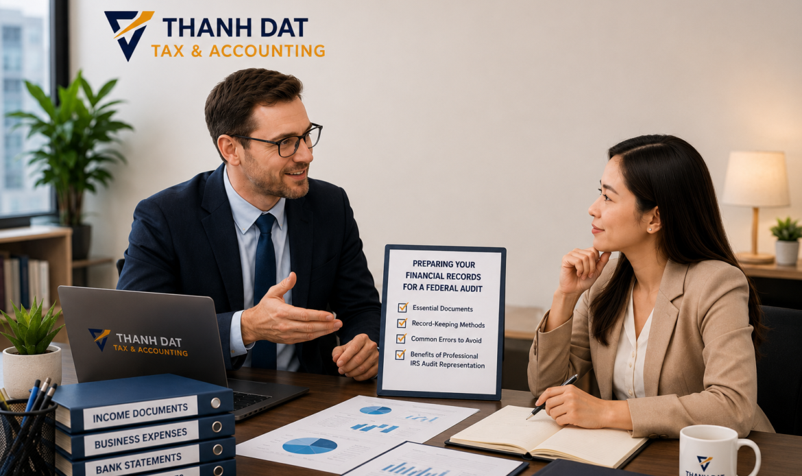 Professional IRS Audit Representation and financial record preparation at Thành Đạt Tax & Accounting